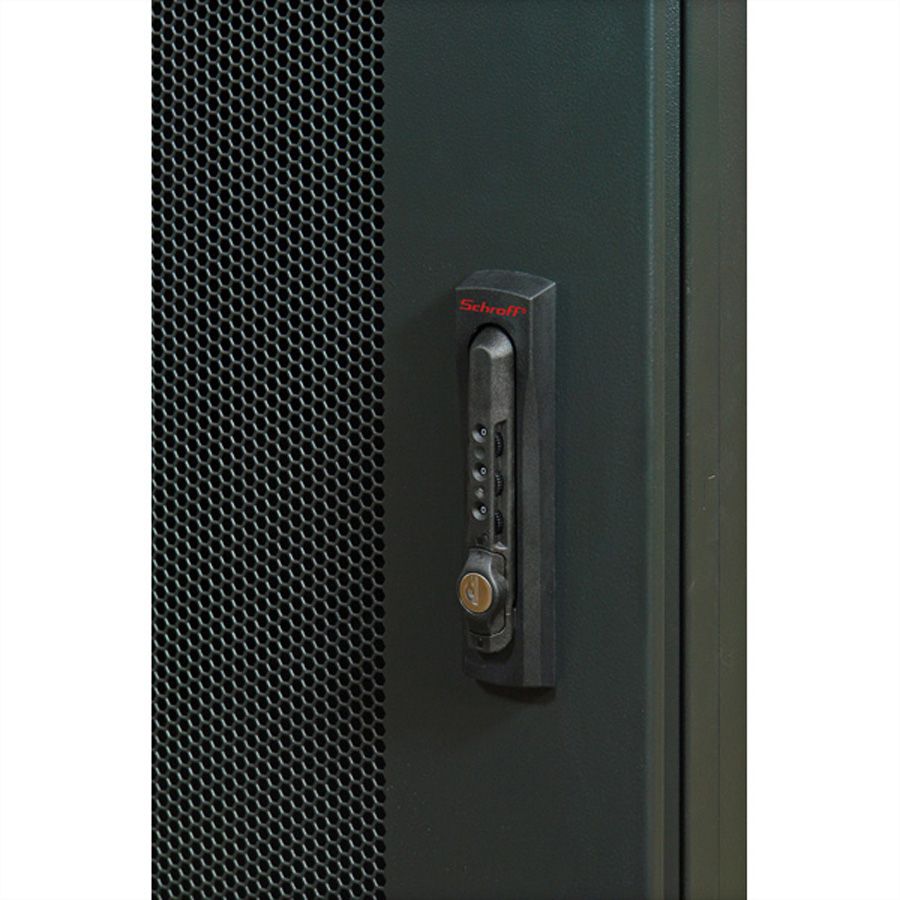 SCHROFF Varistar systeemkast, RAL 7021, 3 vakken, 42 HE, 2000H, 800W, 1000D, Kleur zwart/grijs