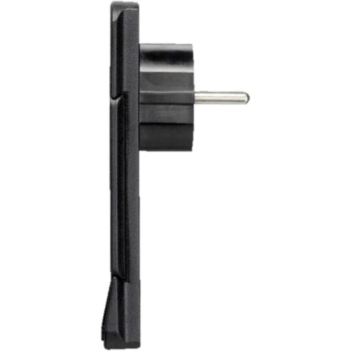 BACHMANN SMART PLUG earthing contact mounting plug, black