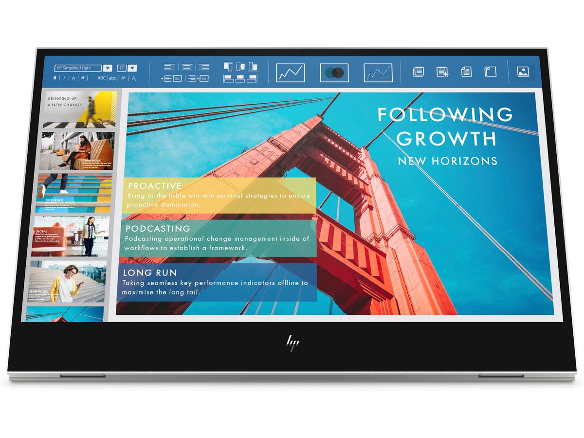 HP E-Series E14 G4 computer monitor 35,6 cm (14") 1920 x 1080 Pixels Full HD LED Wit