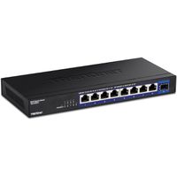 TRENDnet TEG-S5091 9-poorts switch, 2,5G unmanaged switch met 10G SFP+ poort