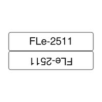Brother FLE2511 label-making tape Black on white