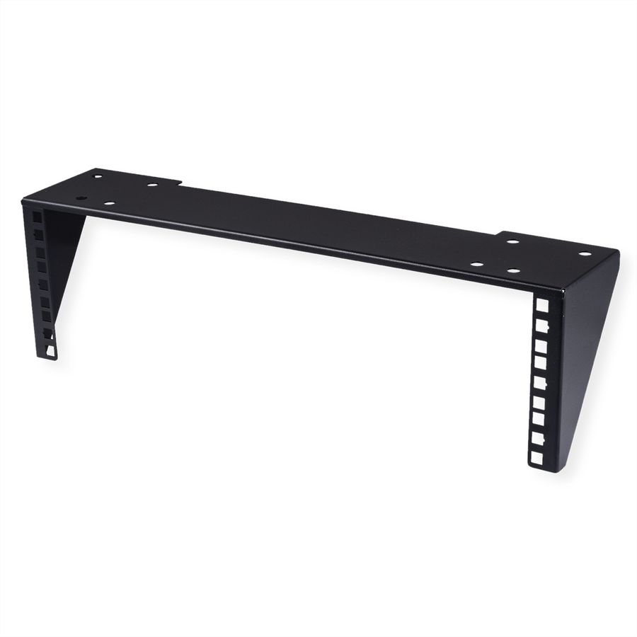 19" wand-/ondersteuningsbeugel, 3 HE, zwart