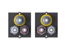 BACHMANN Frame 1xVideo+Cinch Stereo BV M-1