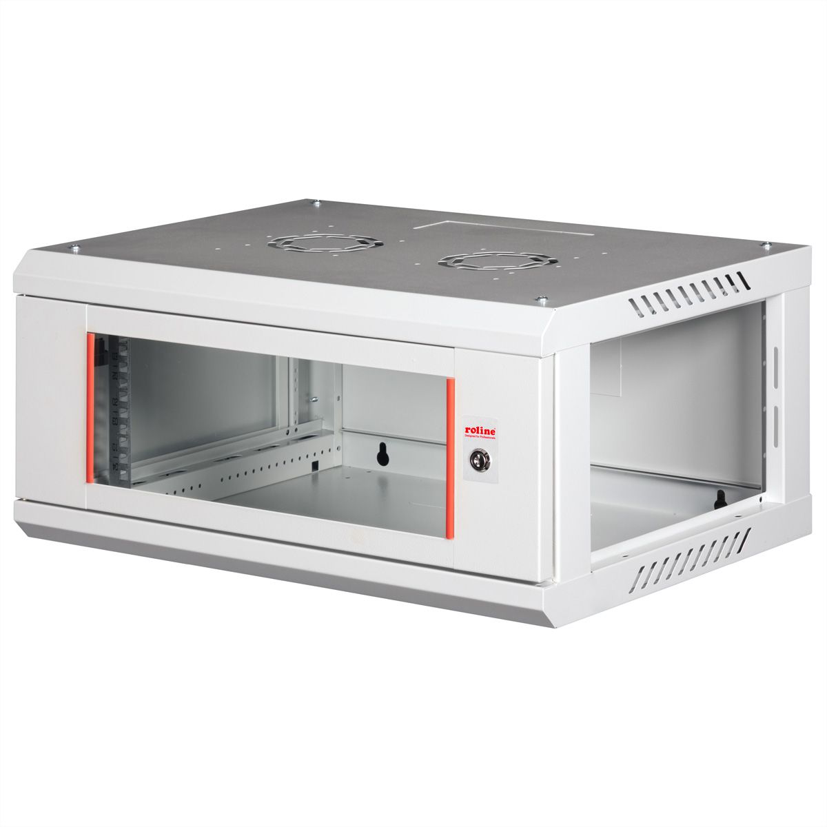 ROLINE 19-inch wandbehuizing Basic Plus 4U, 600x450 BxT grijs