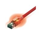 EasyLan S/FTP DualBoot® LED Kabel Cat.6A (Class EA), LSOH, rood, 3 m
