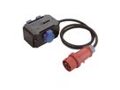 BACHMANN CEE-Adapter 16A 1 Fase, 3x geaard stopcontact IP44 1,5m