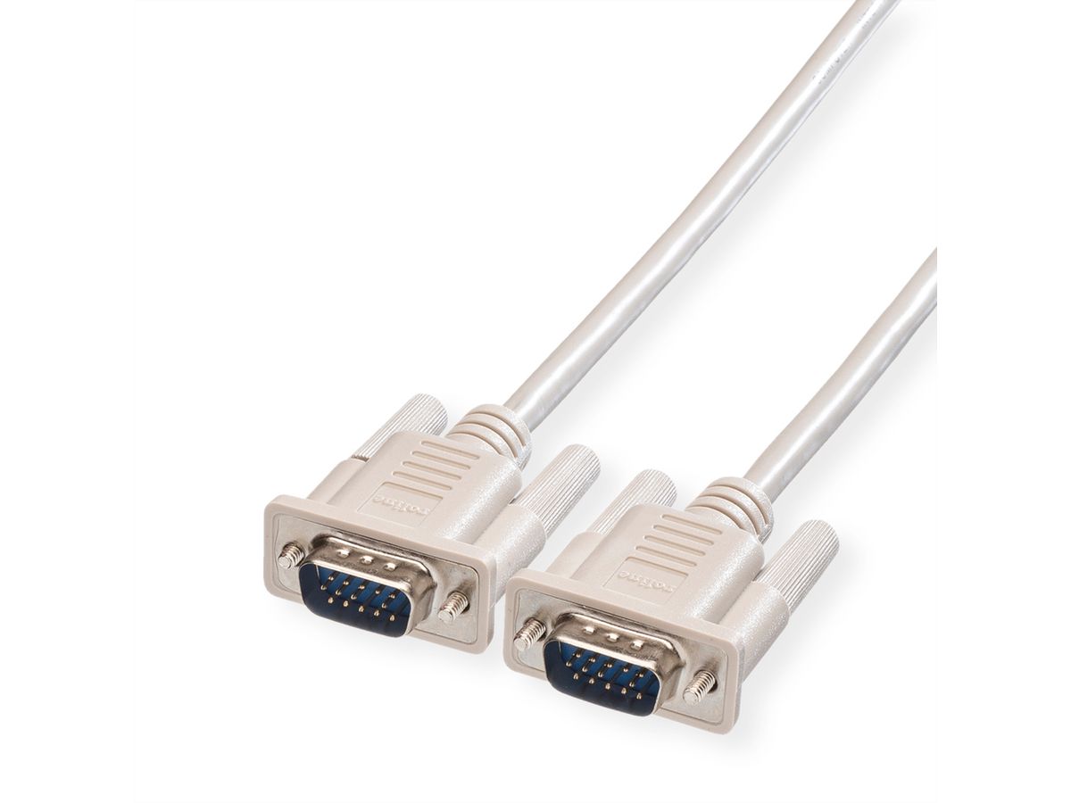ROLINE VGA kabel HD15 M/M, 1,8 m