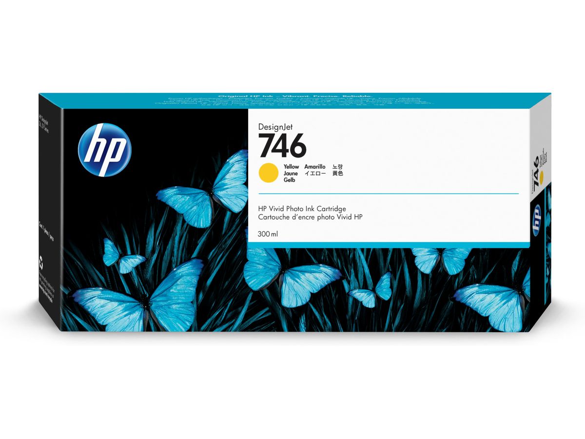 HP 746 gele DesignJet inktcartridge, 300 ml