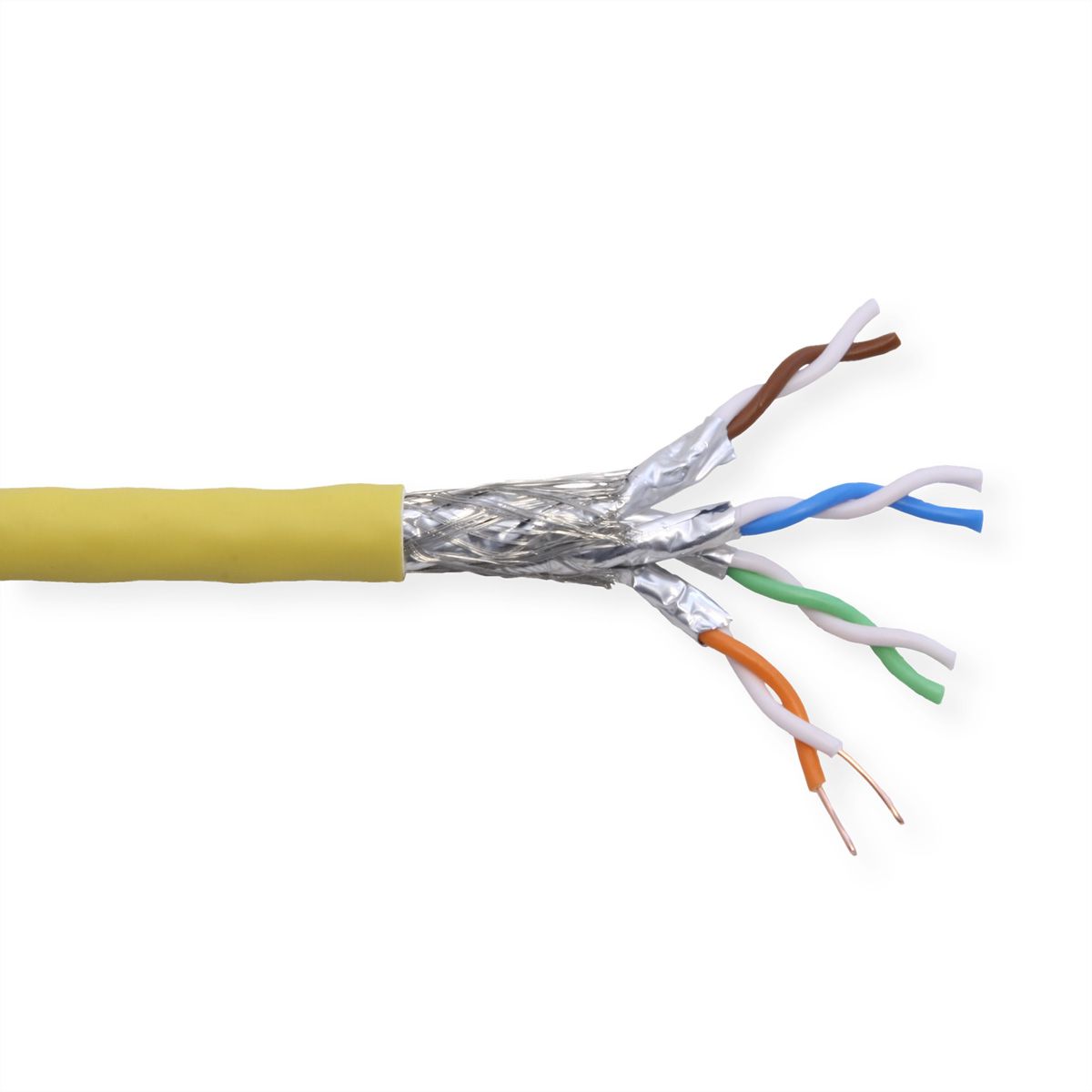 DRAKA UC2000/UCFUTURE COMPACT22 Cat.8.2 S/FTP H AWG 22 gelb, 1000 m