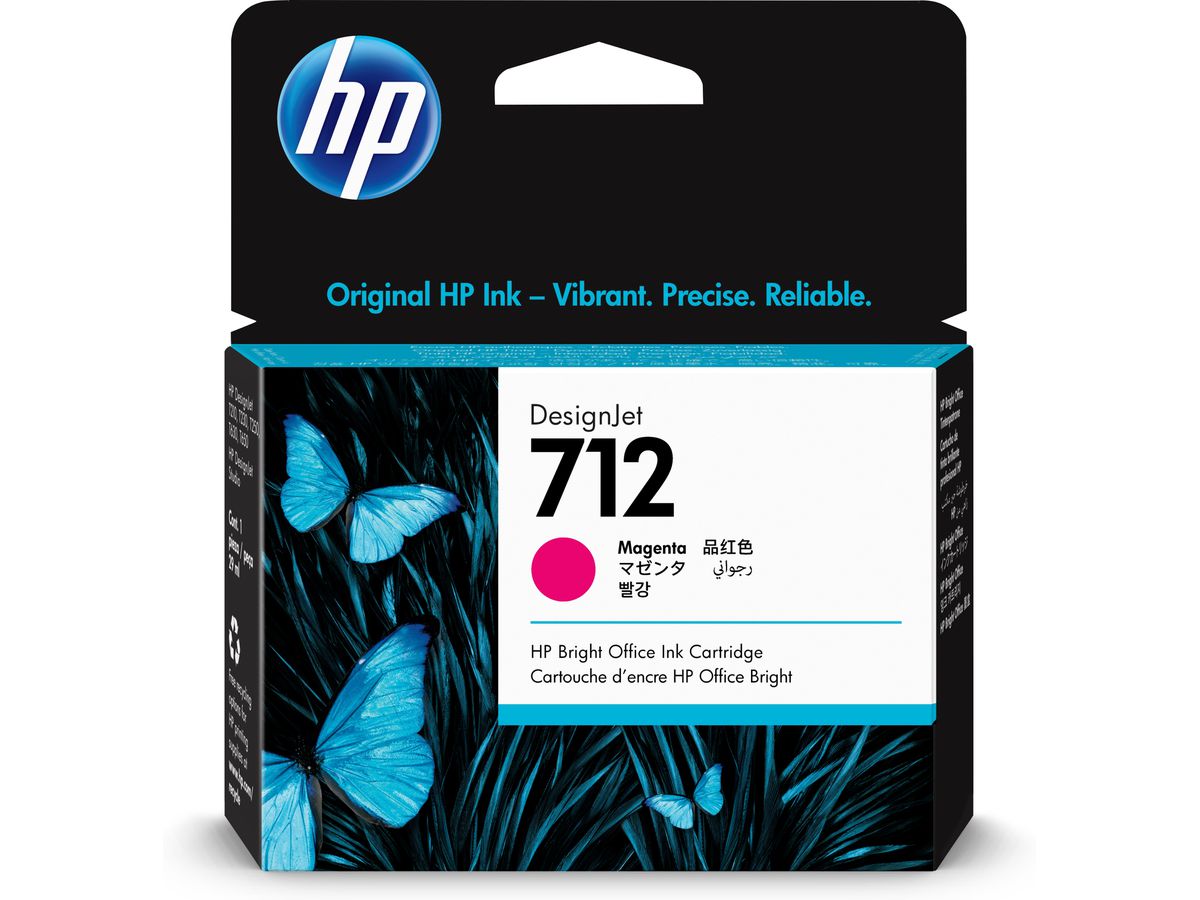 HP 712 29-ml Magenta DesignJet Ink Cartridge