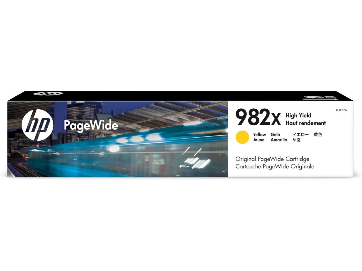 HP Originele 982X gele high-capacity PageWide cartridge