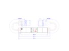 BACHMANN ALU 1HE VM 1xSPD zonder LED, 1m H05VV-F 3G4,00mm CEE 32A