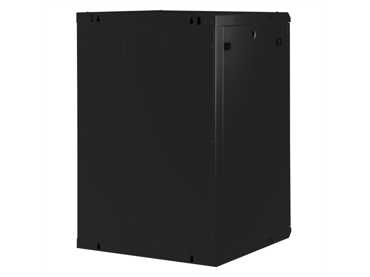 ROLINE 19-inch wandbehuizing Basic Plus 18U, 600x600 BxD zwart