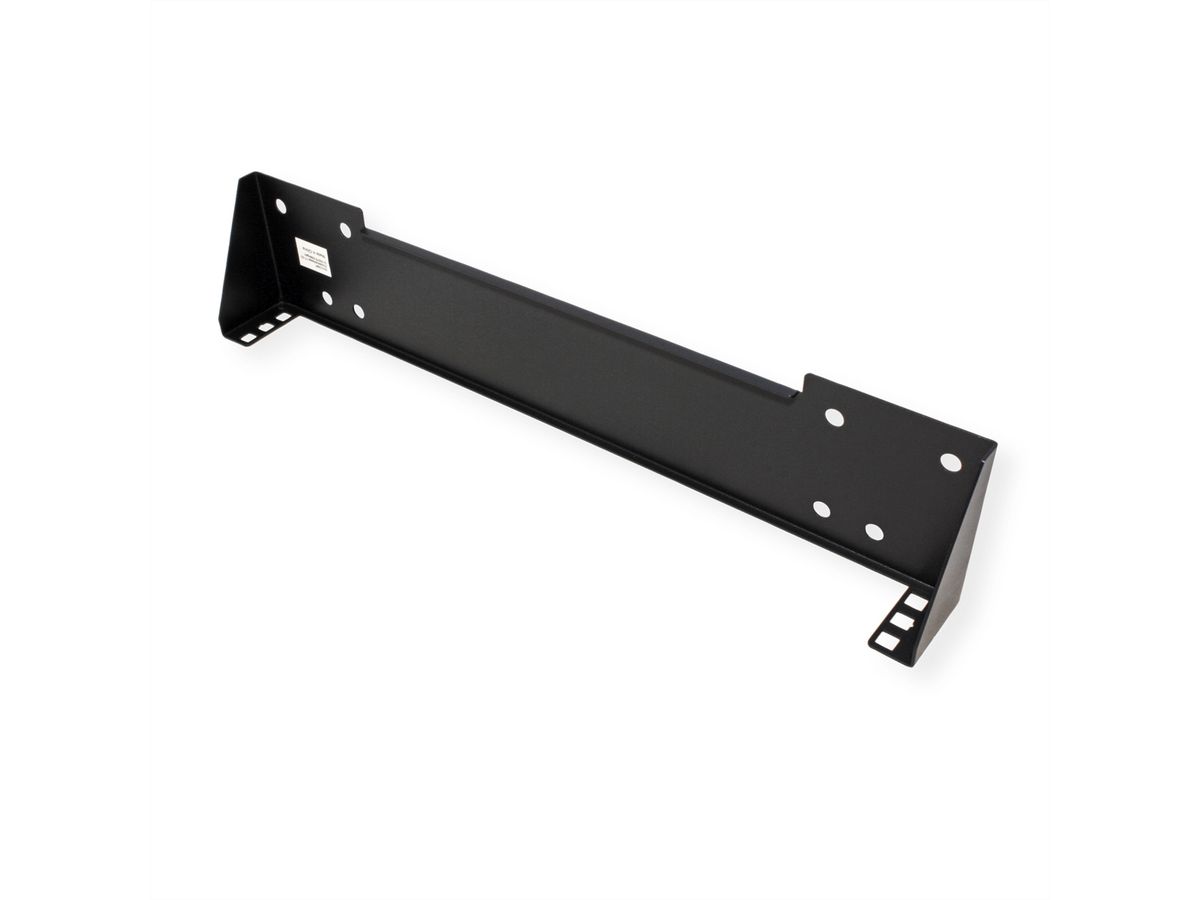 Vertical Wall Mount Bracket/Under Desk Mount, 1U, black