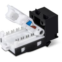 TRENDnet TC-K25C6BK Cat.6 RJ-45 Keystone, 25 stuks zwart, zwart