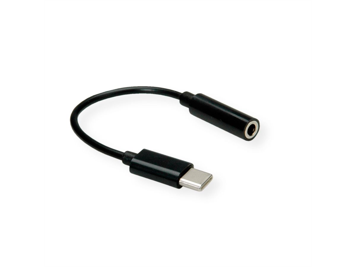 VALUE Type C - 3.5mm Audio Adapter, M/F, 0.13 m