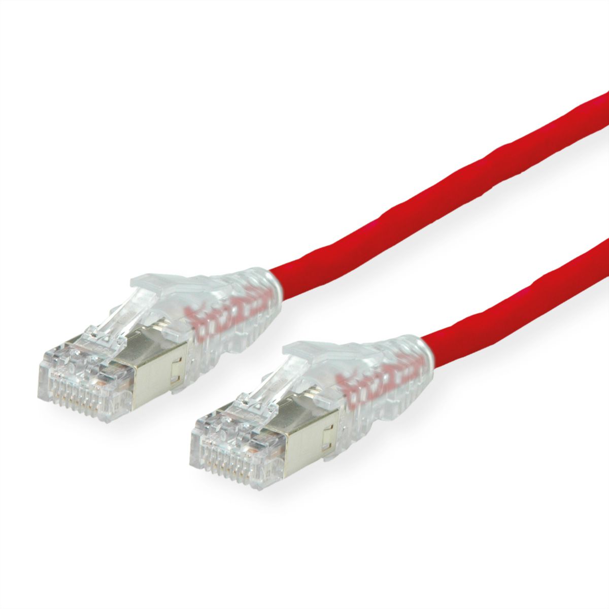 DÄTWYLER patchkabel Cat.6 (klasse E) S/FTP, CU 7702 flex LSOH, Hirose TM21, rood, 0,5 m