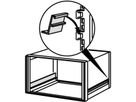SCHROFF Comptec geleiderail voor 19" kast, 300 mm