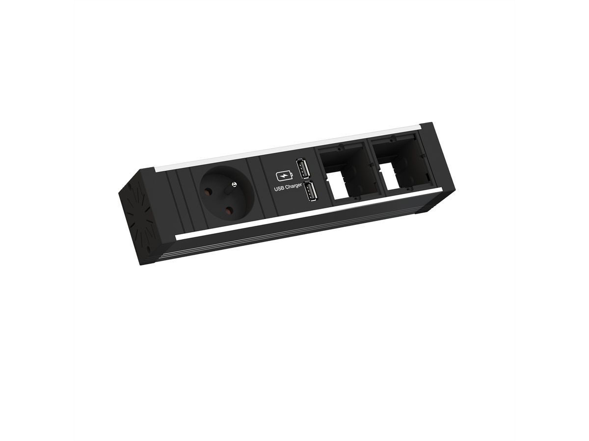 BACHMANN VENID 1xUTE 1xUSB Charger 2xCM 0.2m GST18