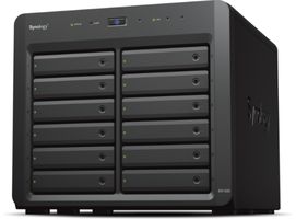 Synology DX1222 storage drive enclosure HDD/SSD enclosure Black 2.5/3.5"
