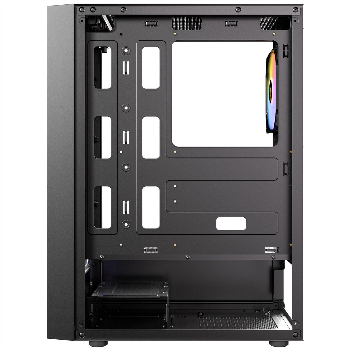 ANTEC AX27 RGB Elite PC case Midi Tower Gaming ATX, black