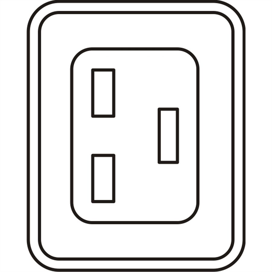 SCHROFF Socket Strip, IEC C19, 16 A, IEC 60309 Plug, 8x IEC C19, 19"