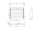 VALUE 19" 2U Extendable Sliding Shelf for Cabinets, 404 x 350 mm, max. load 30 kg