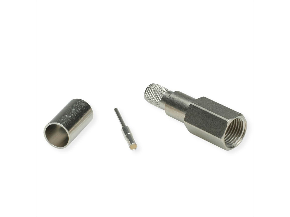 TELEGÄRTNER FME Straight Plug Crimp, G30 (1.5/3.8), G54 (1.5/3.8 FLEX) crimp/crimp