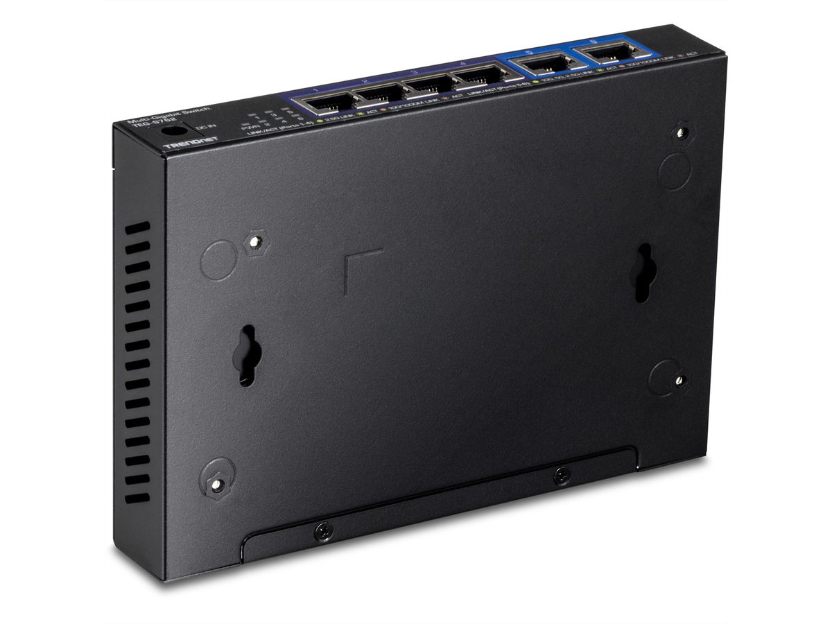 TRENDnet TEG-S762 6-poorts 10G switch, zwart