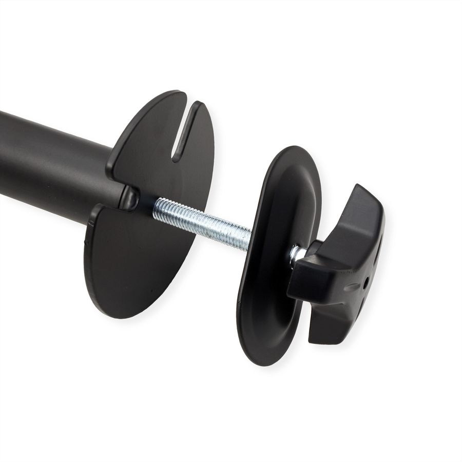 VALUE Heavy Duty Monitor Arm, Pole-Mounted, 17–49 inch, max. 20 kg
