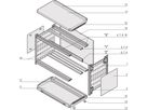 SCHROFF RatiopacPRO AIR Complete behuizing, tafelmodel, achteraf te monteren afscherming, frontpaneel, 3/4 HE, 42 HE, 315 mm