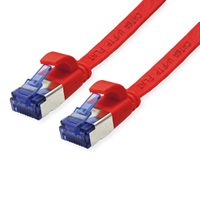 VALUE FTP Patch Cord, Cat.6A (Class EA), extra-flat, red, 5 m