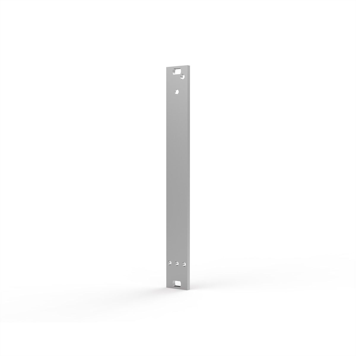 SCHROFF Plug-In Unit Front Panel, Unshielded, for Static Trapezoid Handle, 3 U, 3 HP, 2.5 mm, Al, Front Anodized, Rear Conductive