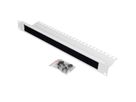 ROLINE 19-inch kabeldoorvoer, met borstelstrook 1U grijs