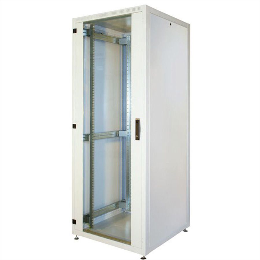 CONTEG RI7 ISeven IT-kast 42 HE, 800 x 800 mm, grijs