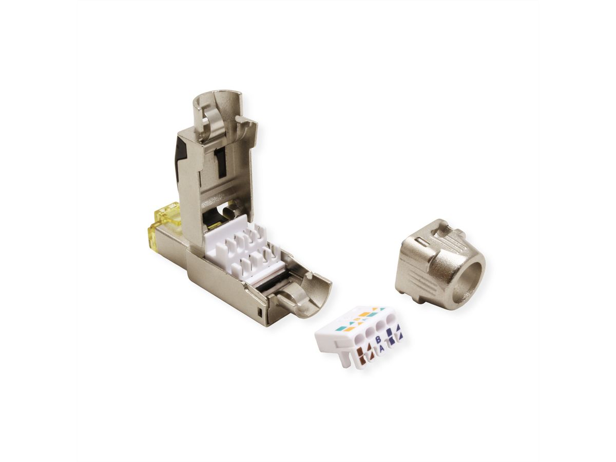 ROLINE Field connector RJ45 plug Cat.8 (Klasse I)