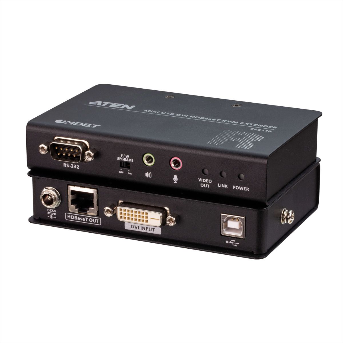 ATEN CE611 Mini USB HDBaseT DVI KVM-extender