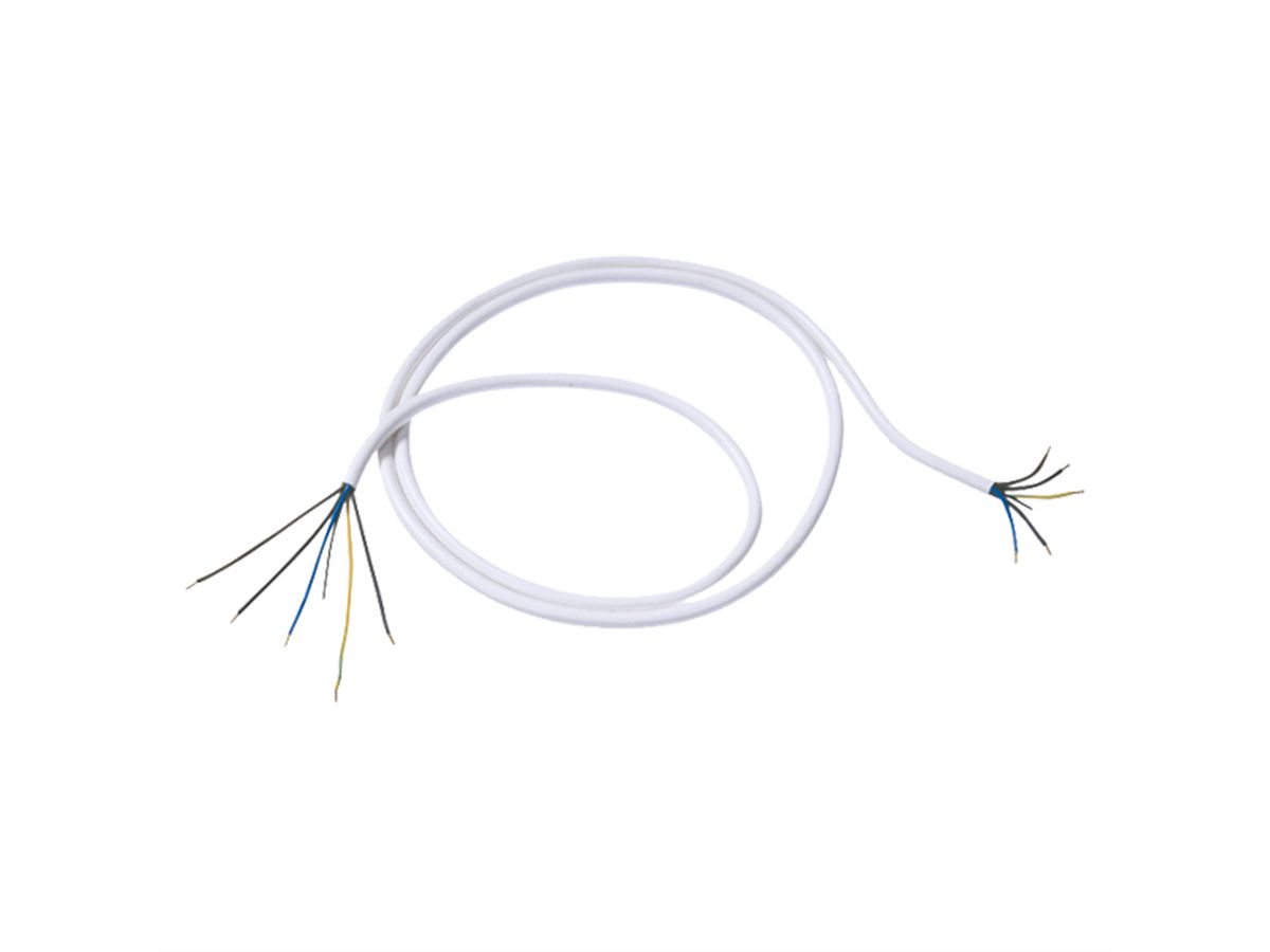 BACHMANN cooker cable 3.0 m white 5G2.50, AEH/AEH H05VV-F 5G2.50 Unpacked