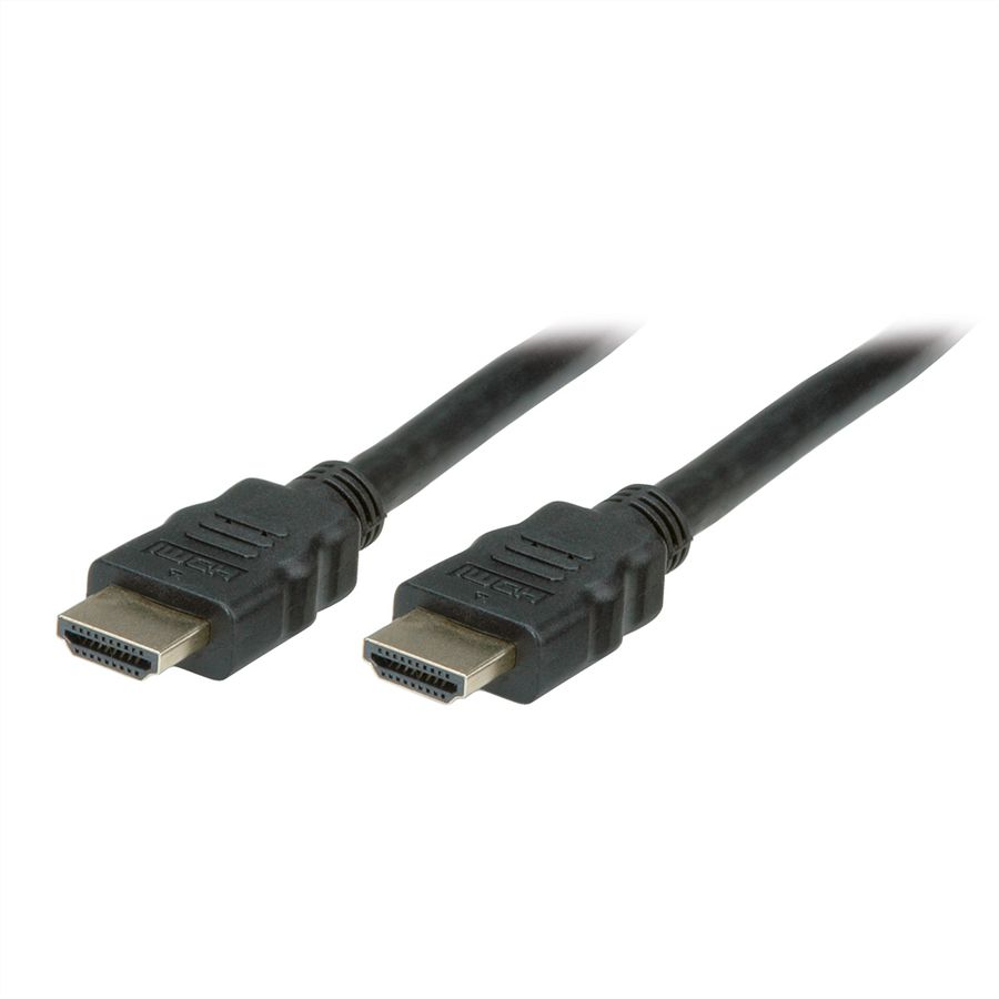 STANDAARD HDMI Ultra HD Kabel met Ethernet, M/M, zwart, 1 m