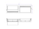 BACHMANN CONI DUO inbouwframe 6-voudig, 2x 3-voudig frame wit