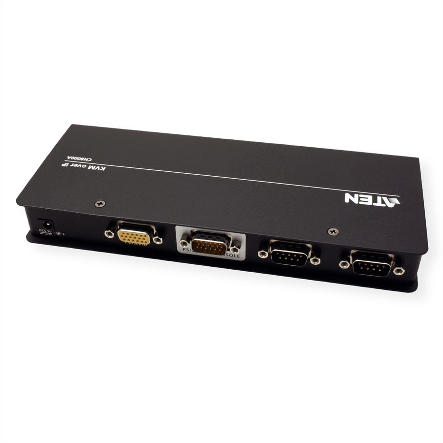 ATEN CN8000A KVM Over IP-besturingseenheid, met virtuele media interface