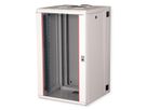 ROLINE 19-inch wall-mounted housing Pro 20 U, 600x600 WxD two-part swivelling grey