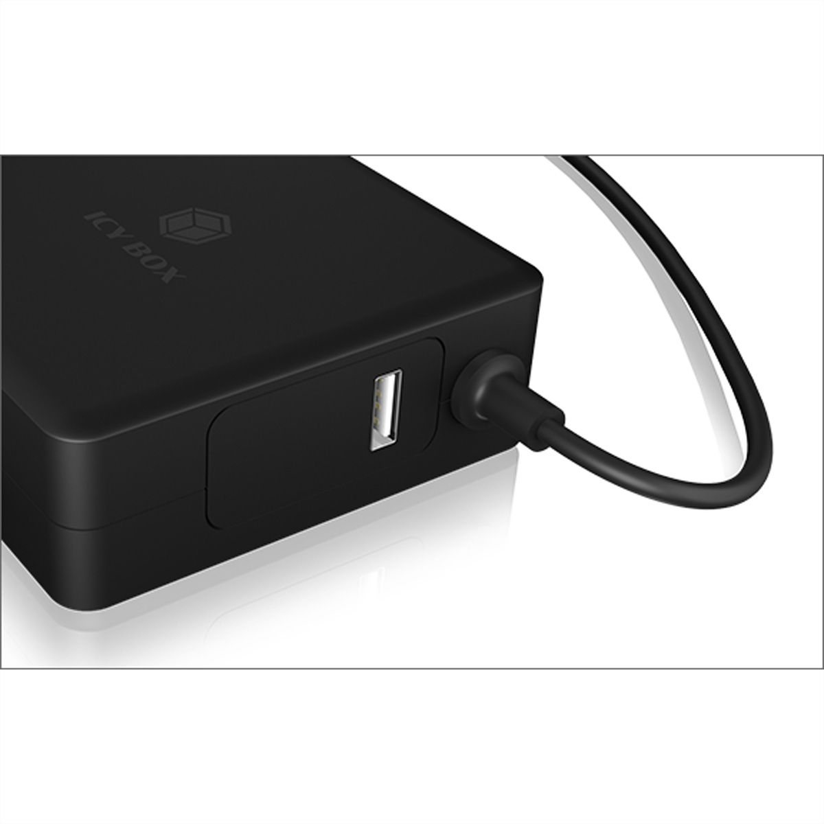 ICY BOX IB-PS101-PD Steckerladegerät mit PD 90 Watt USB-C