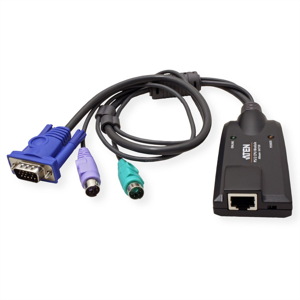ATEN KA7120 PS/2 CPU module voor KVM switch HiRes (50m)