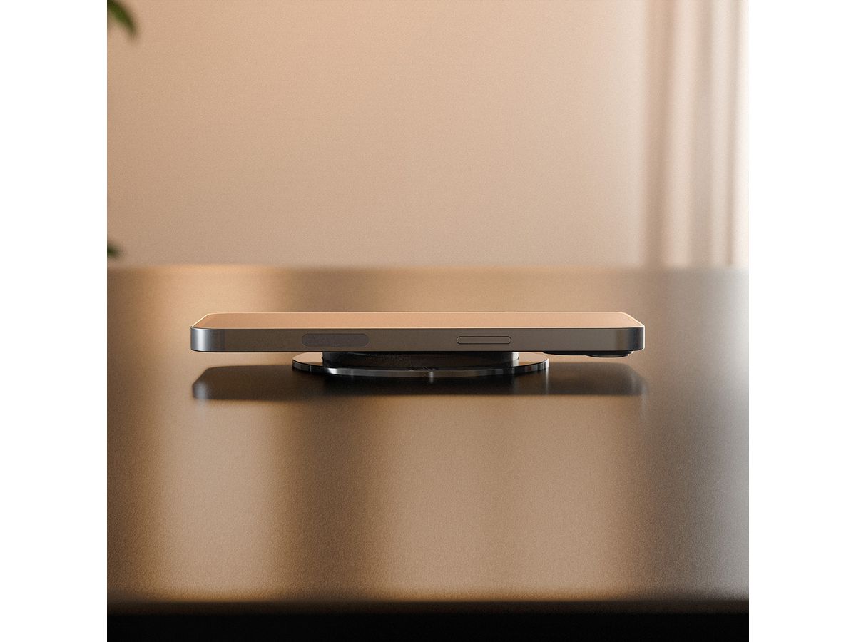 BACHMANN ELEVATOR2 1xP40 1xUSB C, Wireless Charger 15W RAL9005 0,5m ISV