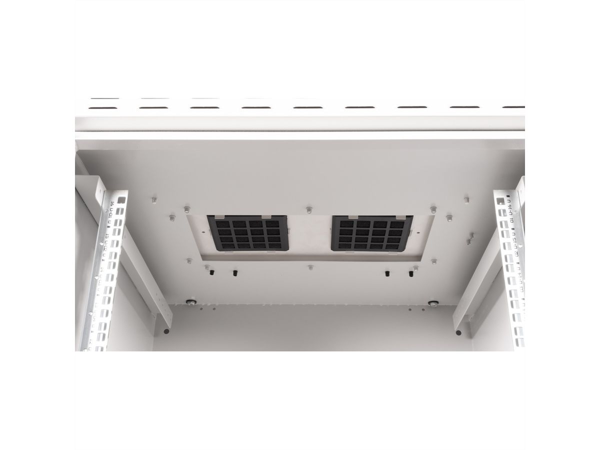 ROLINE 19-inch wandbehuizing Pro 16 U , 600x600 BxT IP55 buiten grijs