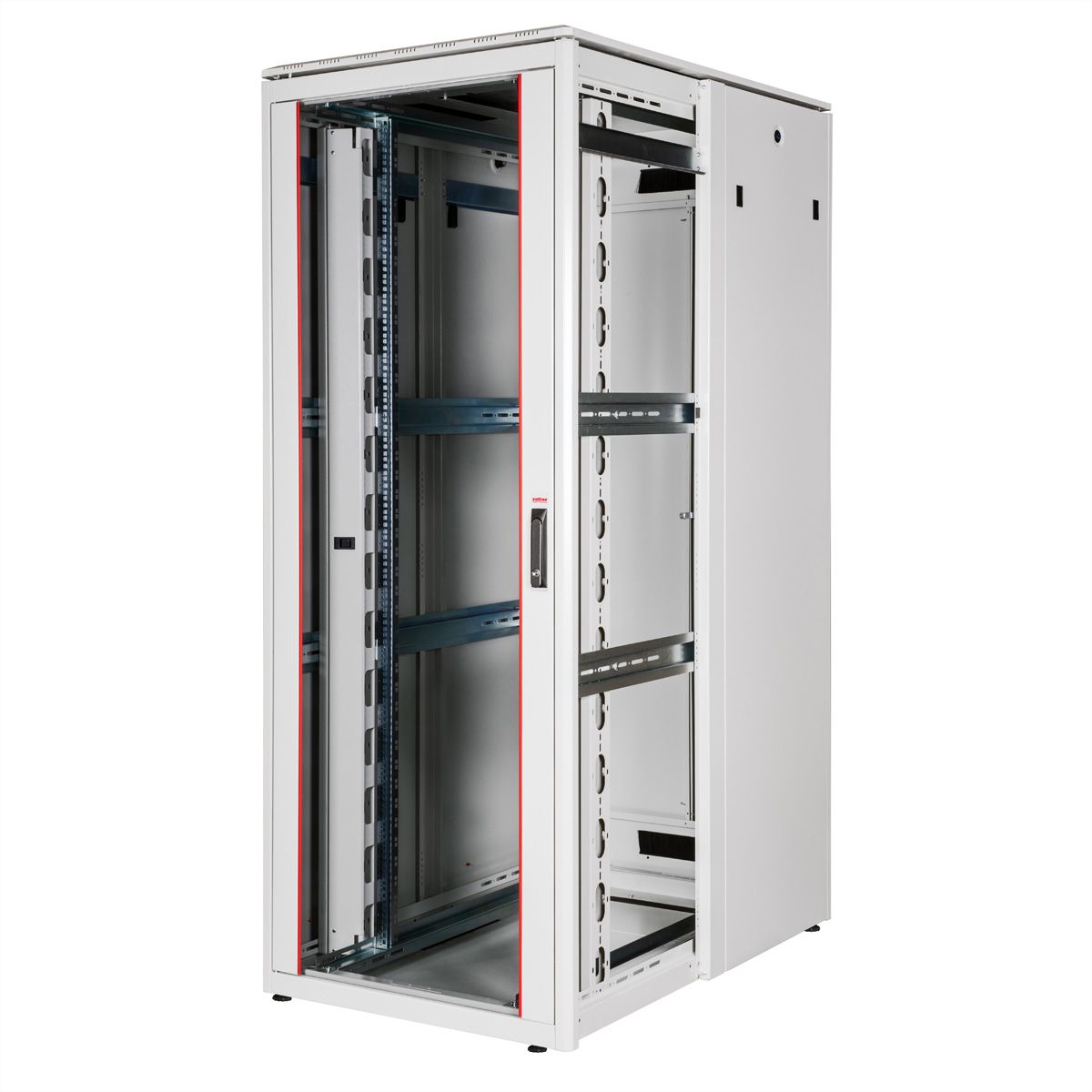 ROLINE 19-inch Network Cabinet Pro 42 U, 800x1200 WxD glass door grey