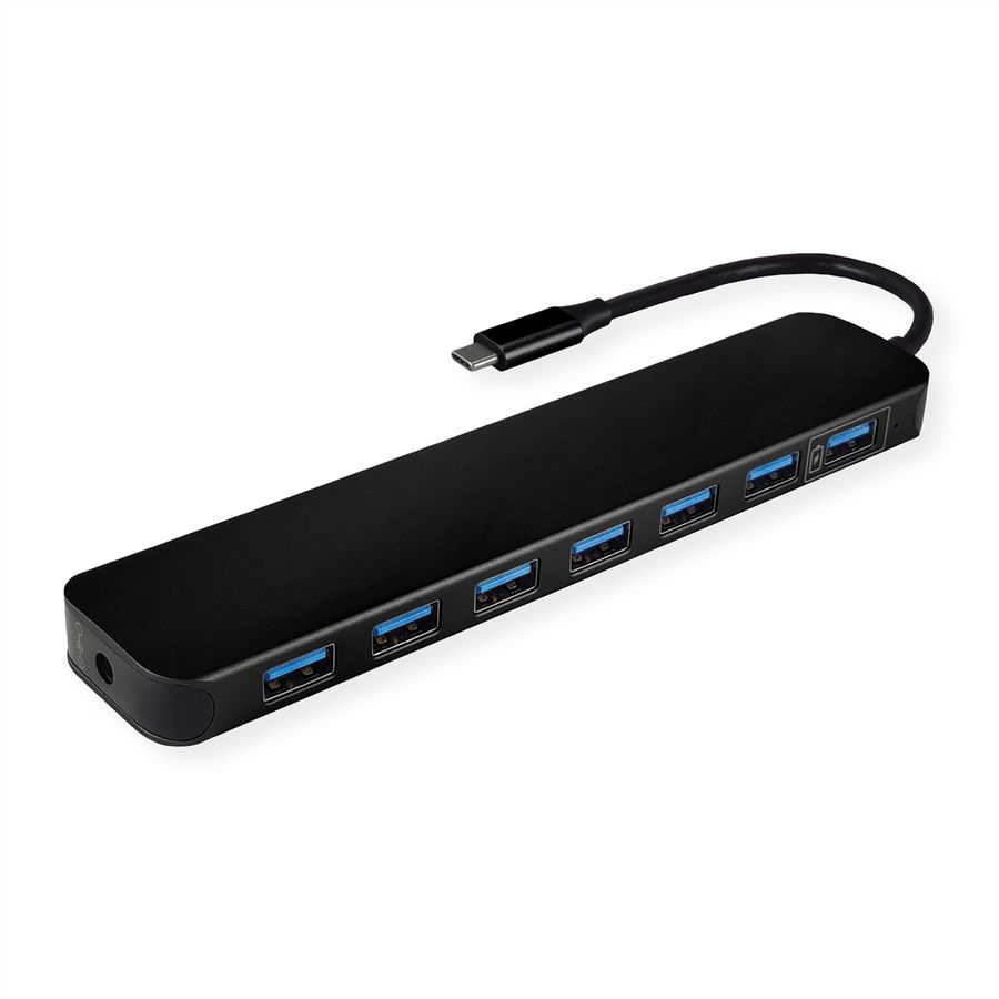 VALUE USB 3.2 Gen 1 Hub, 7 poorts, type C aansluitkabel