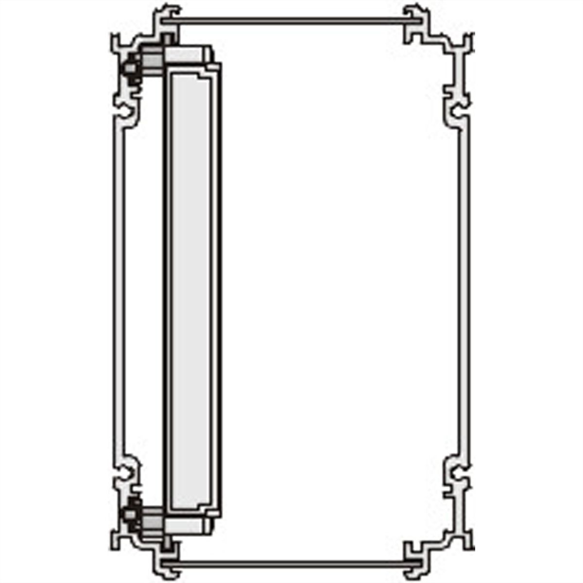 SCHROFF frame insteekmodule printplaathouder voor slot 1, 5 paar