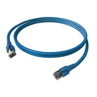 EasyLan FlexBoot Patchkabel Kat.6A, S/FTP, blauw, 3 m